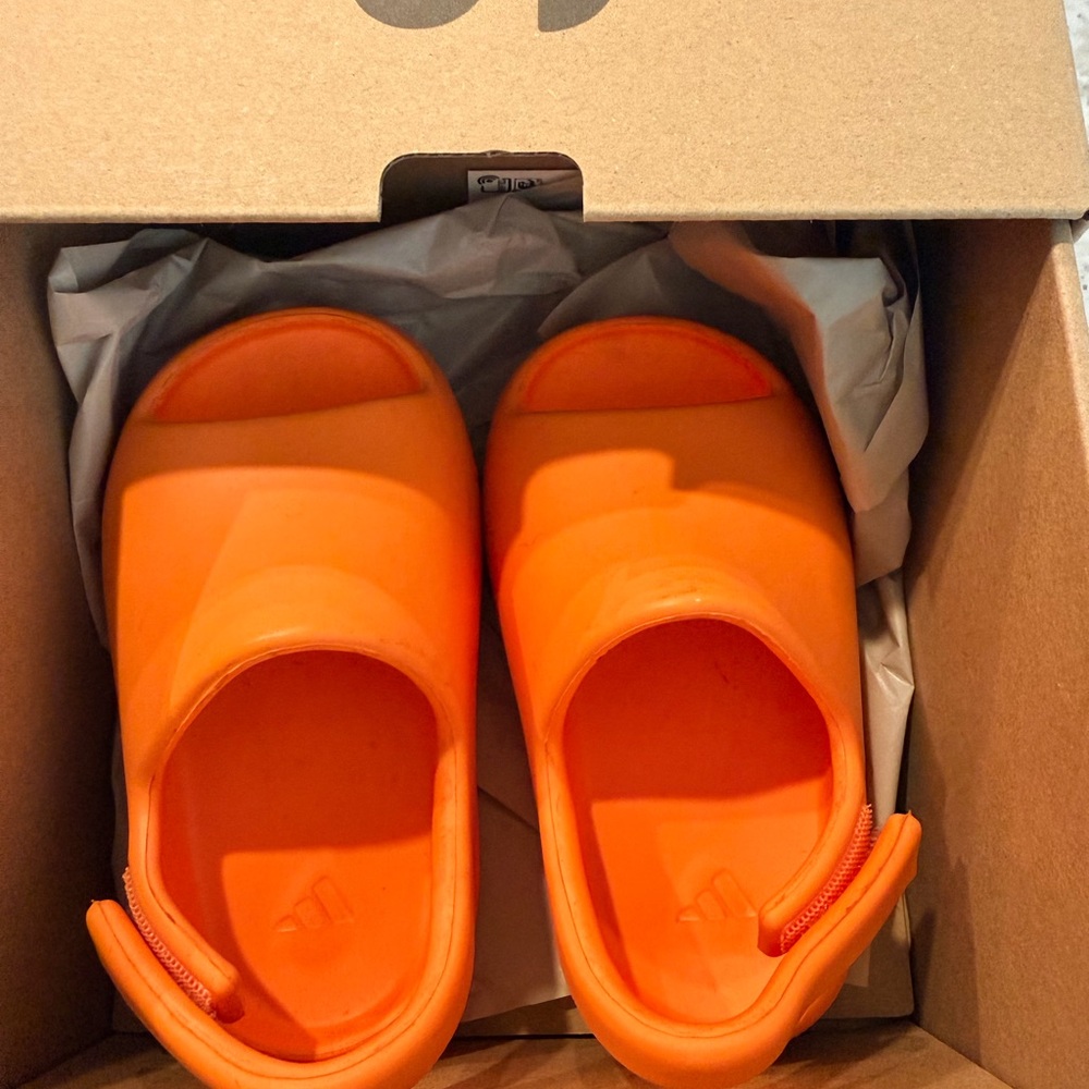 Adidas Kids Bright Orange Sandals